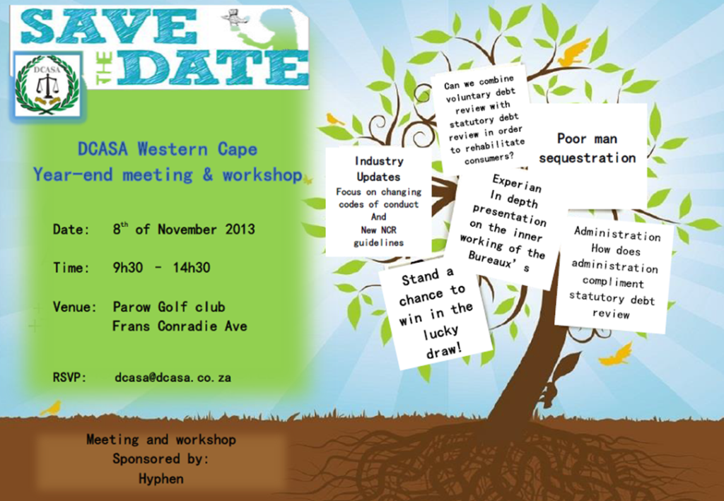 DCASA W Cape Save the date more info