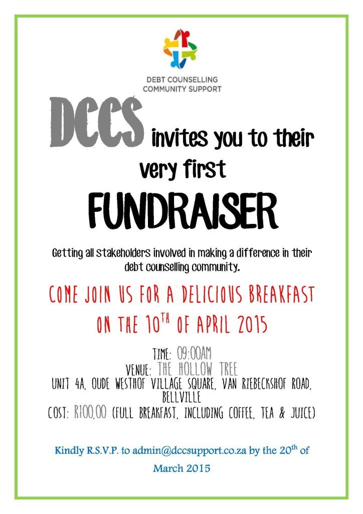DCCS FUNDRAISER INVITATION